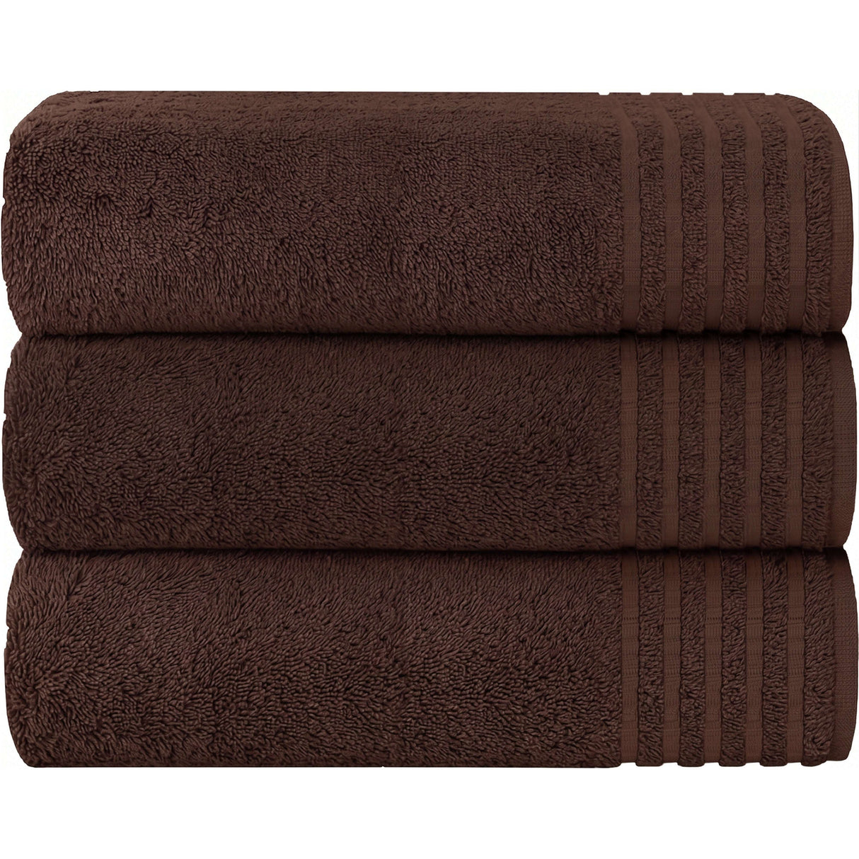 Three Pack Monaco Extra Large Bath Sheets Cotton Towels Set
