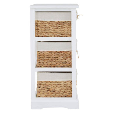 Orsina Drawer Chest with Woven Baskets Stylish Storage Orsina