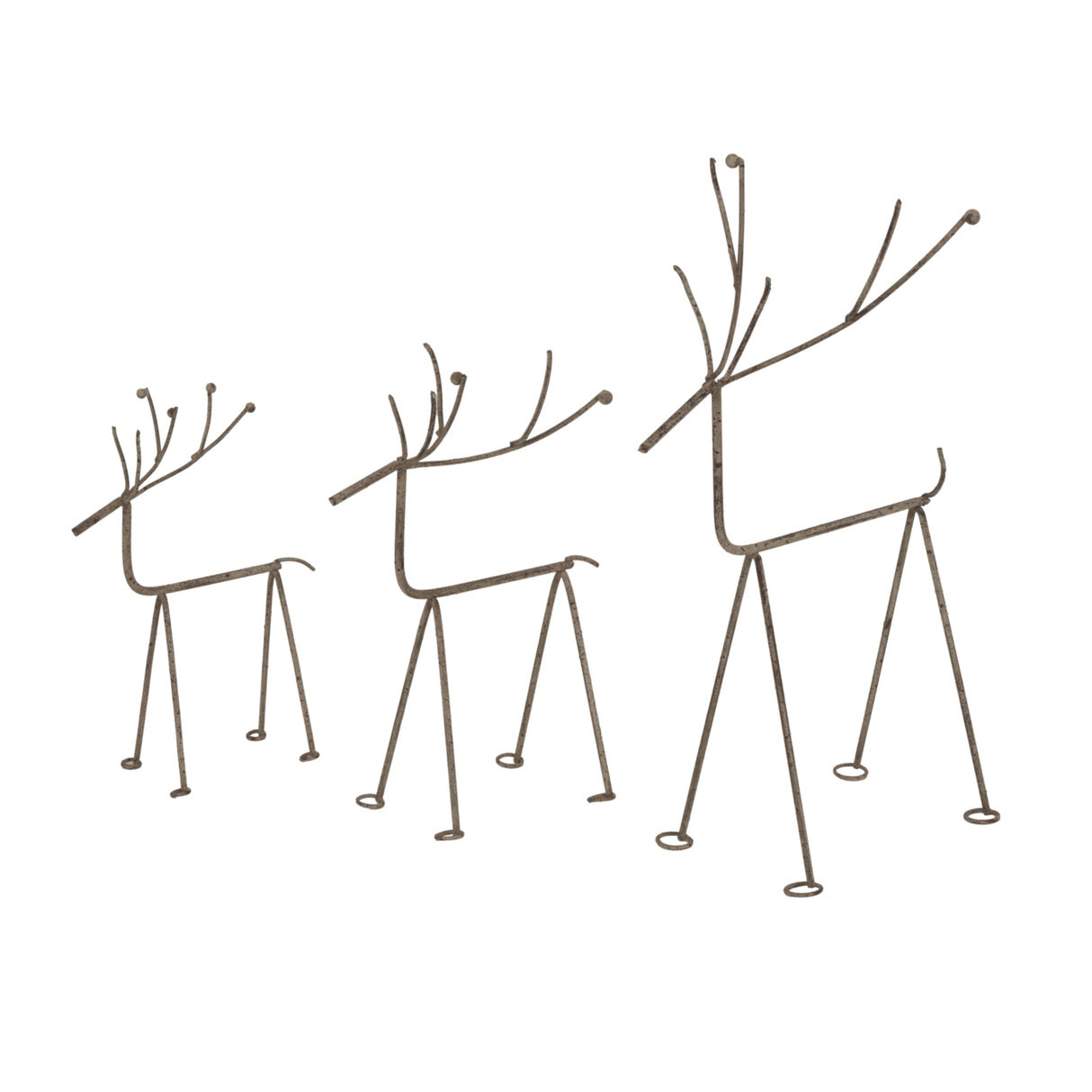 Rustic Metal Reindeer On Stand Shades 4 Seasons