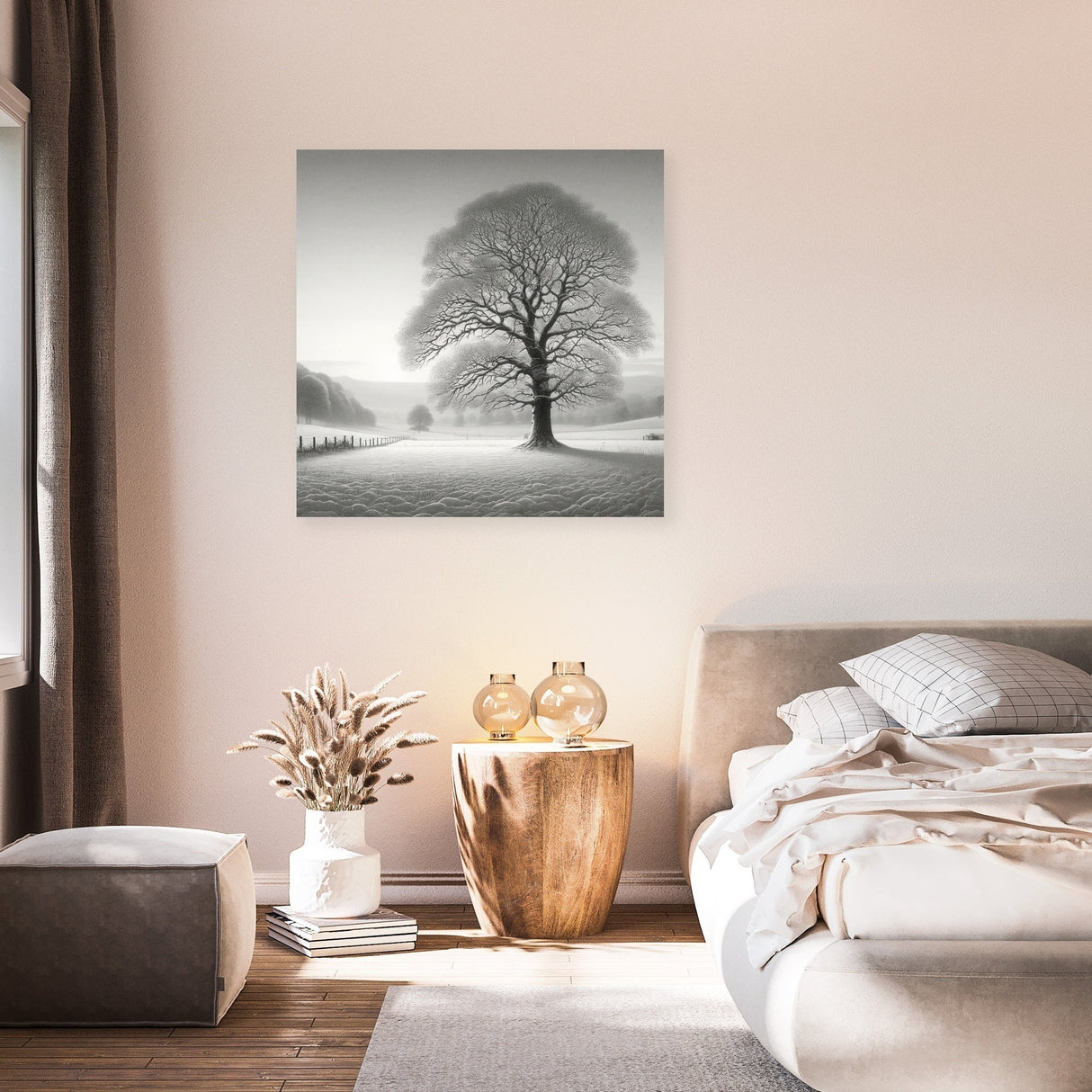 A Silent Winter Morning Canvas
