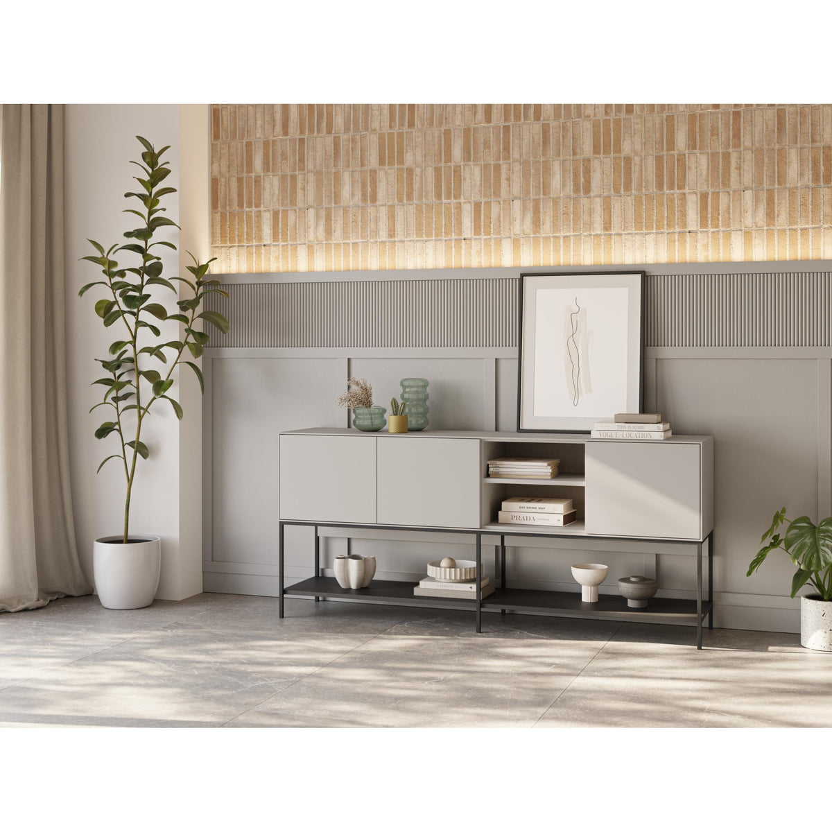 Amira Console Table Modern Sideboard & Storage Unit