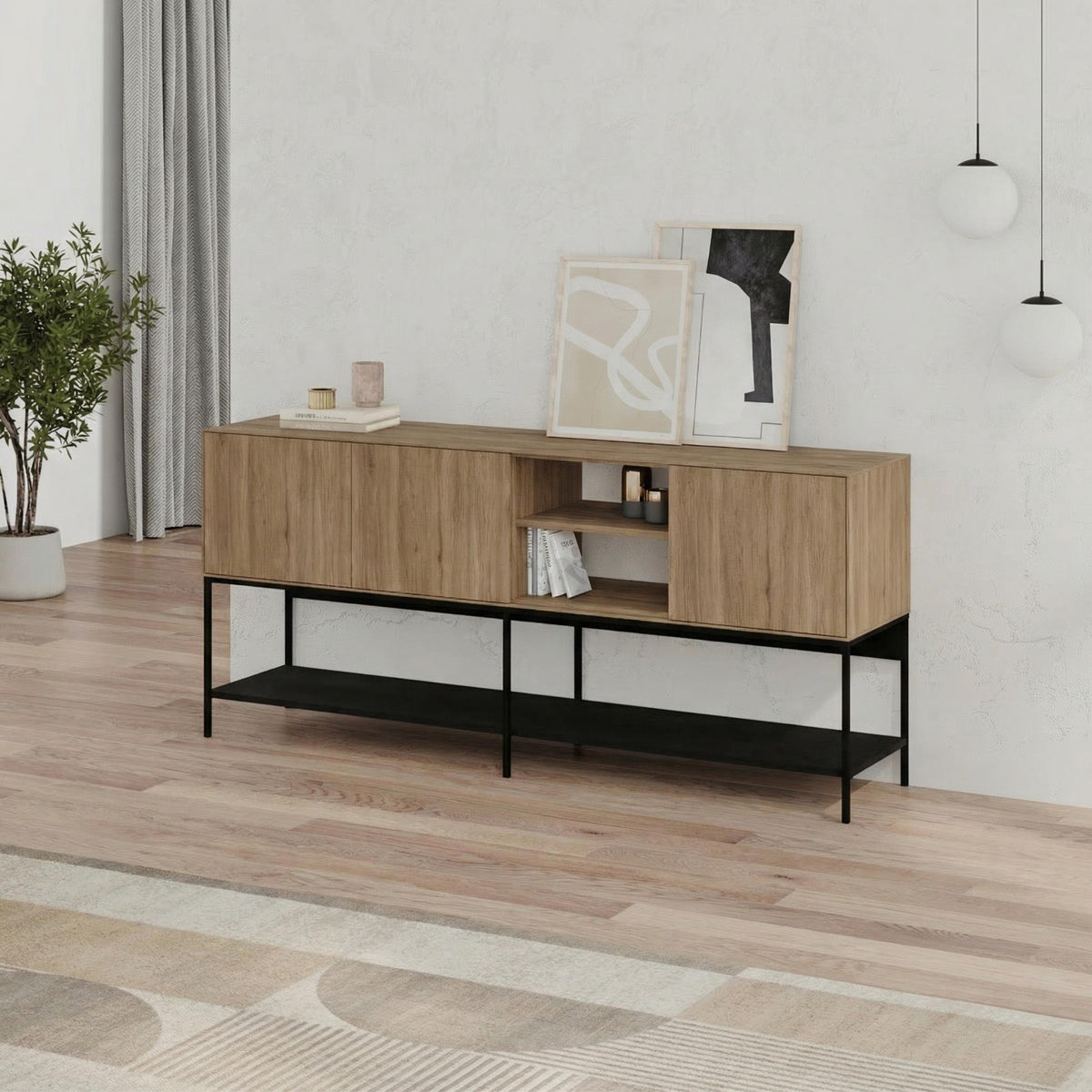 Amira Console Table Modern Sideboard & Storage Unit