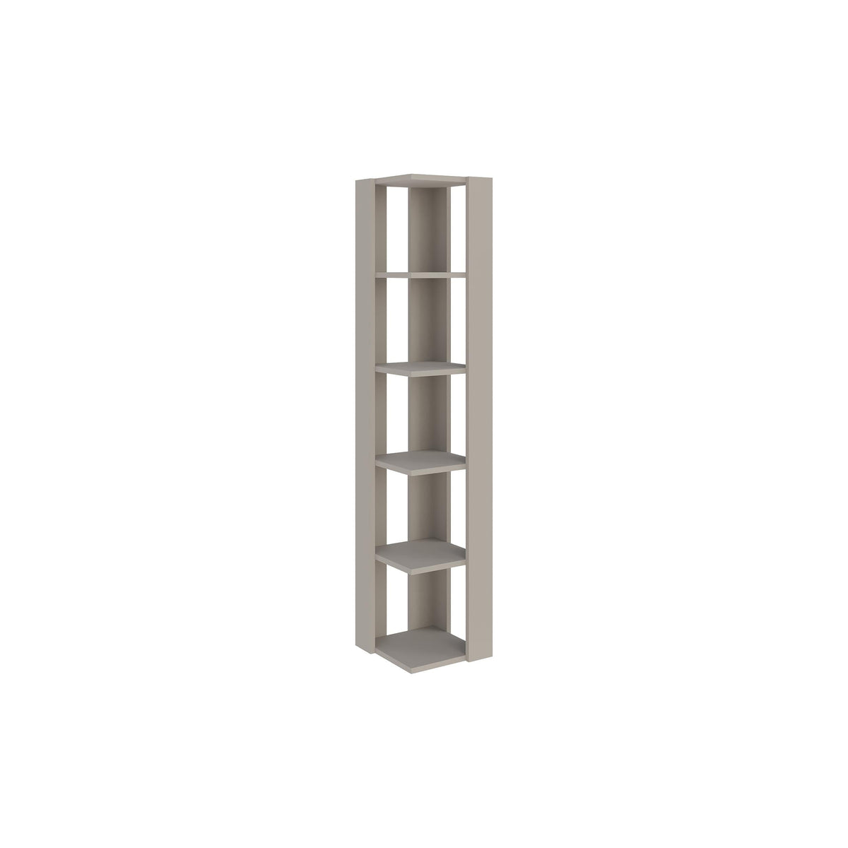 Nati Modern Corner Bookcase Display Unit Tall 161cm