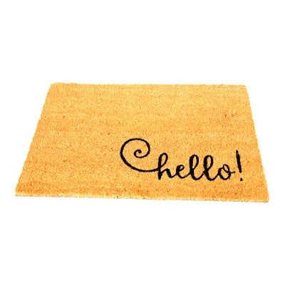 Coir Doormat Hello 40x60cm - Shades 4 Seasons