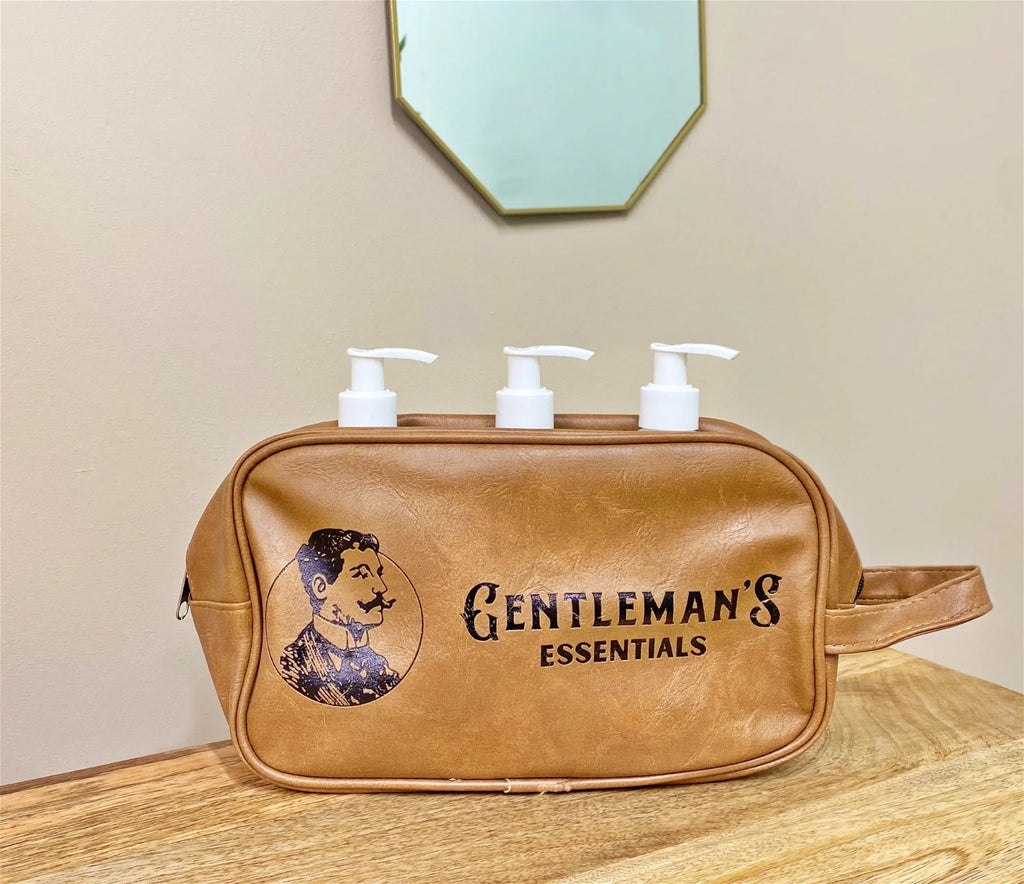 Gentlemans Toiletry Bag with Carrying Loop - Shades 4 Seasons