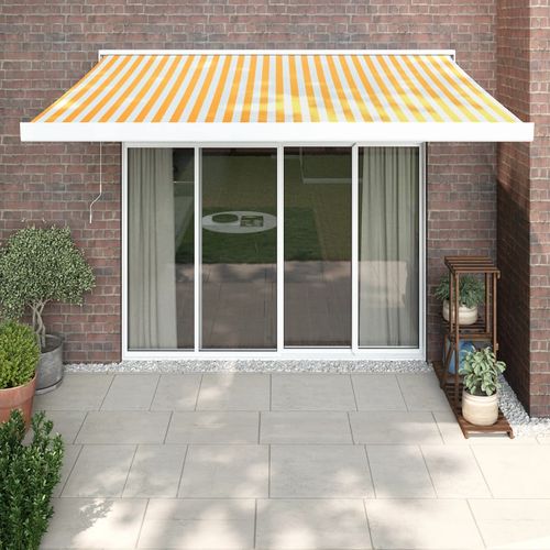 vidaXL Manual Retractable Awning Burgundy 300x250 cm vidaXL