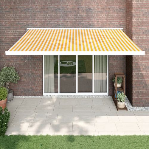 vidaXL Manual Retractable Awning Burgundy 300x250 cm vidaXL