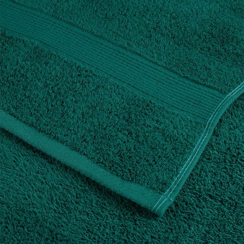 vidaXL Black Cotton Towel Set – Soft & Absorbent Decor vidaXL
