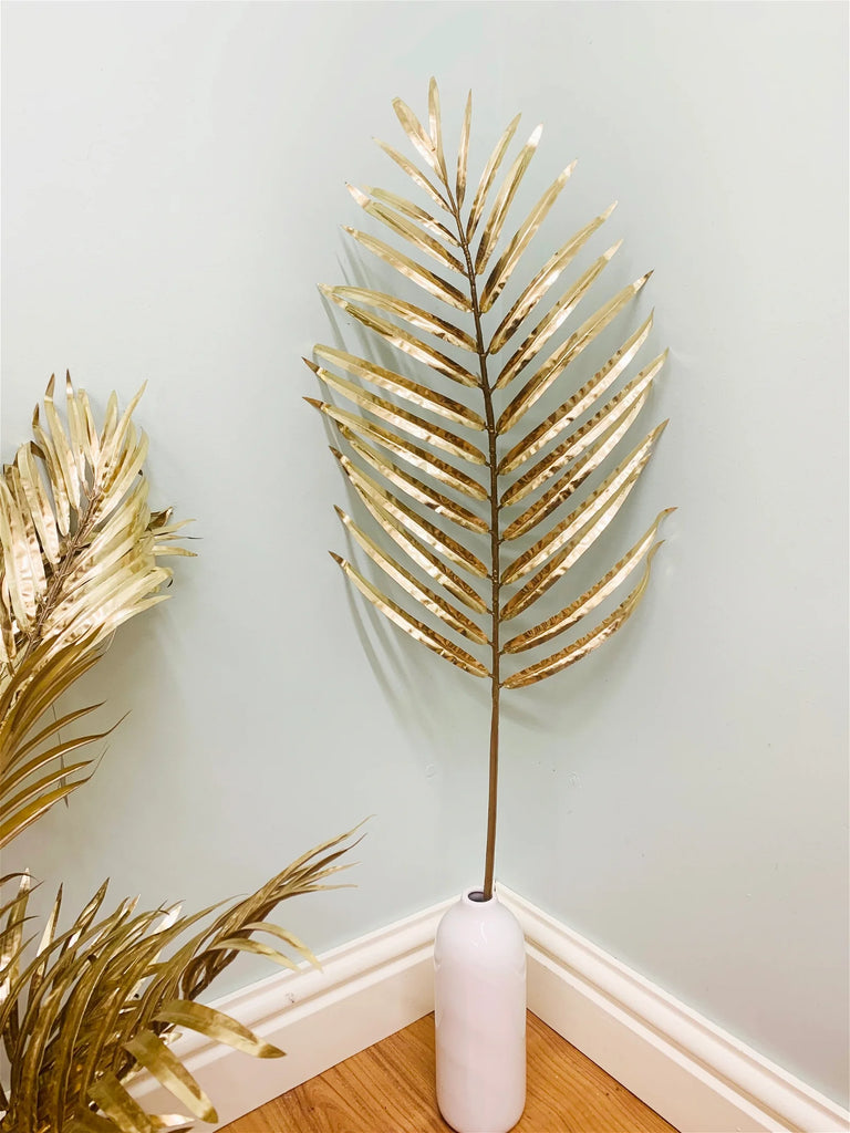 Gold Palm Leaf Decoration - Shades 4 Seasons