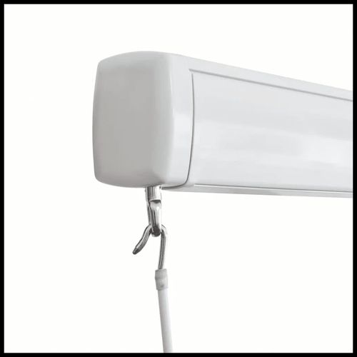 vidaXL Manual Retractable Awning Burgundy 300x250 cm vidaXL