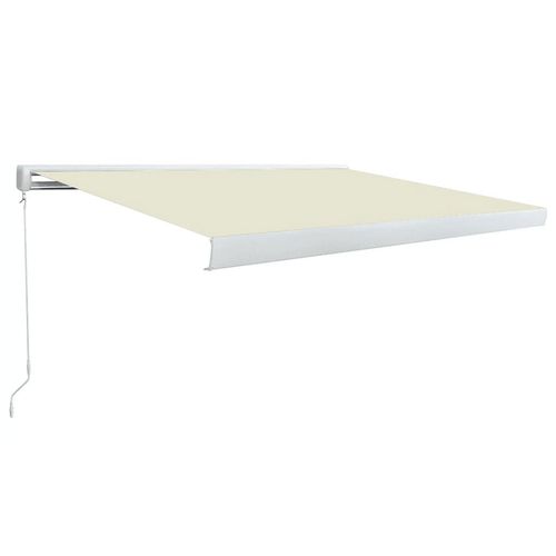 vidaXL Manual Retractable Awning Burgundy 300x250 cm vidaXL