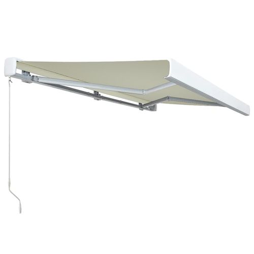 vidaXL Manual Retractable Awning Burgundy 300x250 cm vidaXL