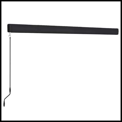 vidaXL Manual Retractable Awning Burgundy 300x250 cm vidaXL