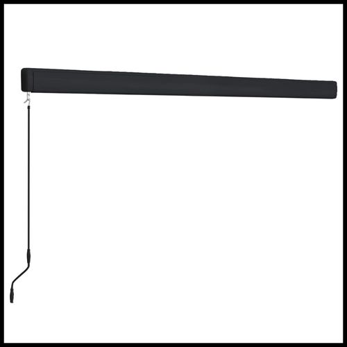 vidaXL Manual Retractable Awning Burgundy 300x250 cm vidaXL