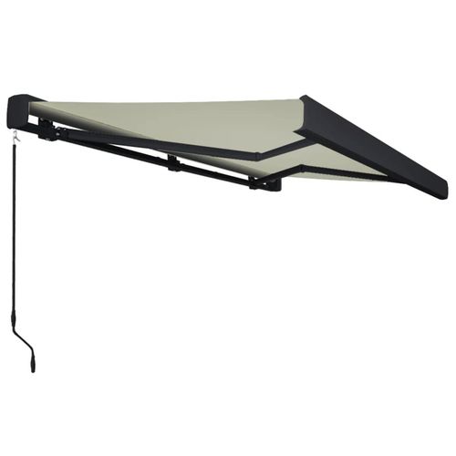 vidaXL Manual Retractable Awning Burgundy 300x250 cm vidaXL