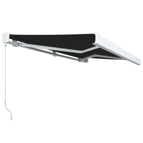 vidaXL Manual Retractable Awning Burgundy 300x250 cm vidaXL