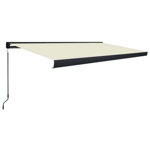 vidaXL Manual Retractable Awning Burgundy 300x250 cm vidaXL