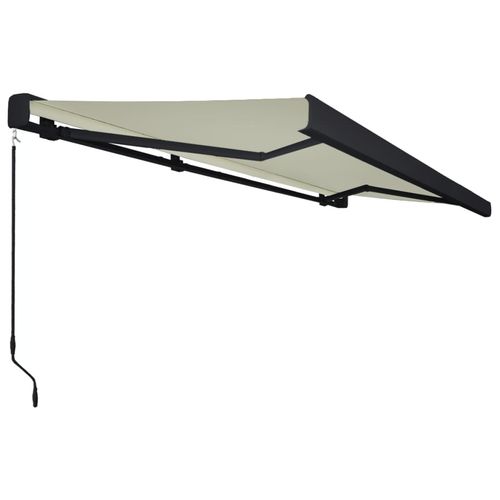 vidaXL Manual Retractable Awning Burgundy 300x250 cm vidaXL