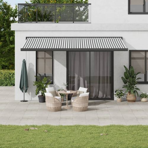 vidaXL Manual Retractable Awning Burgundy 300x250 cm anthracite and black 500 x 300 m vidaXL