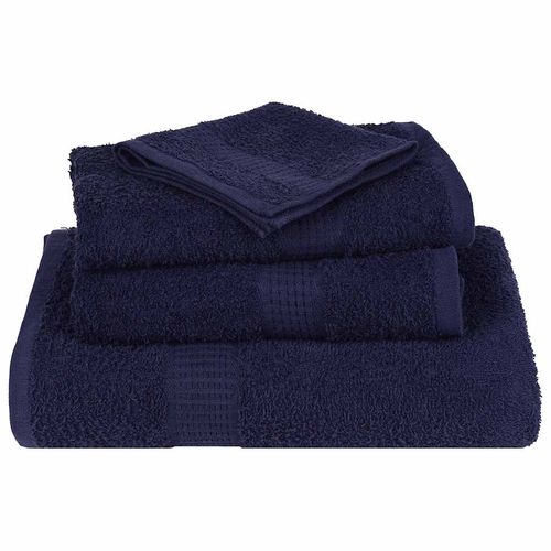vidaXL Soft Grey Towel Set - 6-Piece Cotton Towels vidaXL
