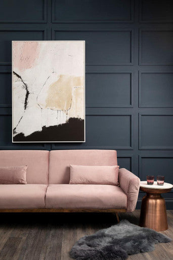Astratto Natural Pink And Classic Wall Art Orsina