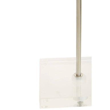 A transparent acrylic base for displaying an Agate Sculpture on a sturdy stand