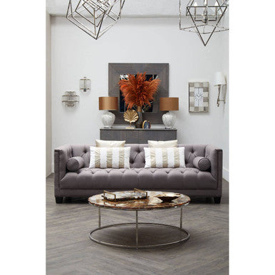 Orsina Agate Tray on a stylish coffee table in a modern living room setting