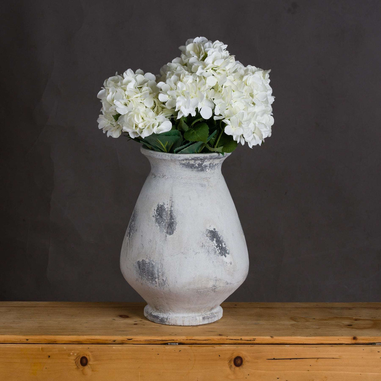 Shades 4 Seasons Antique White Vase for Christmas Decor Shades 4 Seasons
