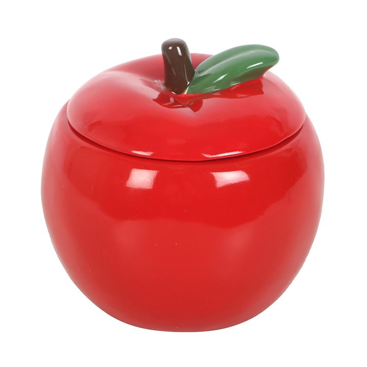 Red Apple Candle Jar for Stylish Home Decor N/A