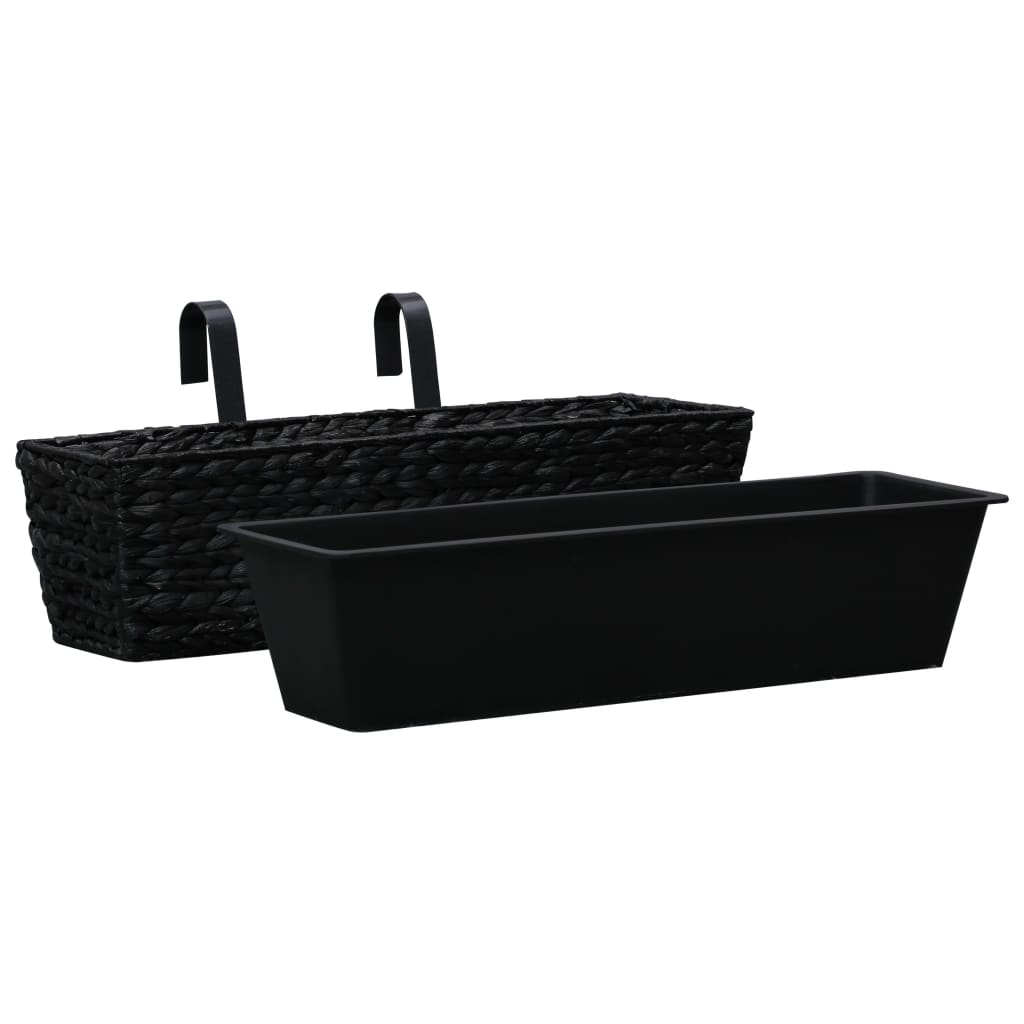 vidaXL Water Hyacinth Planters 2 pcs vidaXL