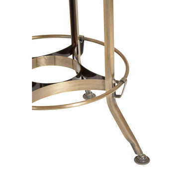 Durable Orsina Bar Stool with sleek metal legs and circular footrest for stylish bar seating