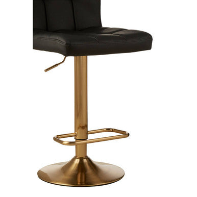 Orsina Bar Stool with Adjustable Height and Stylish Gold Base for Modern Seating