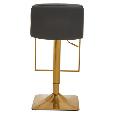 Orsina Bar Stool with Adjustable Height and Stylish Gold Base for Modern Interiors
