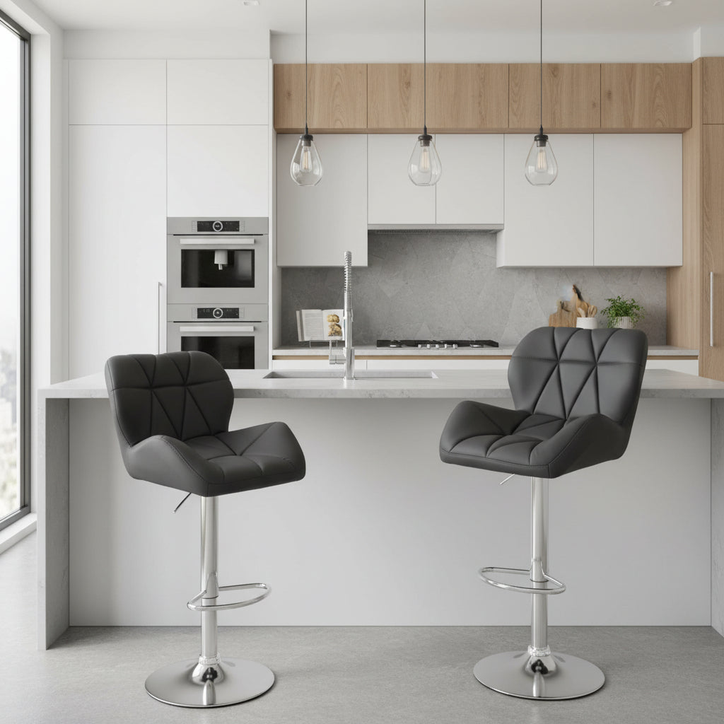 Stylish Black Bar Stool by Kitchen Essentials Default Title Kitchen Essentials