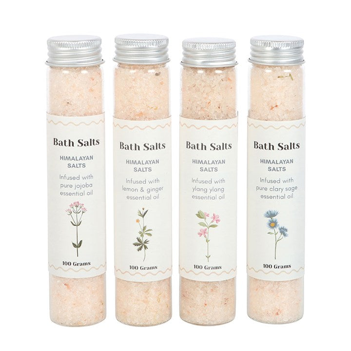 Himalayan Bath Salt Set with Essential Oils - Relax & Unwind N/A