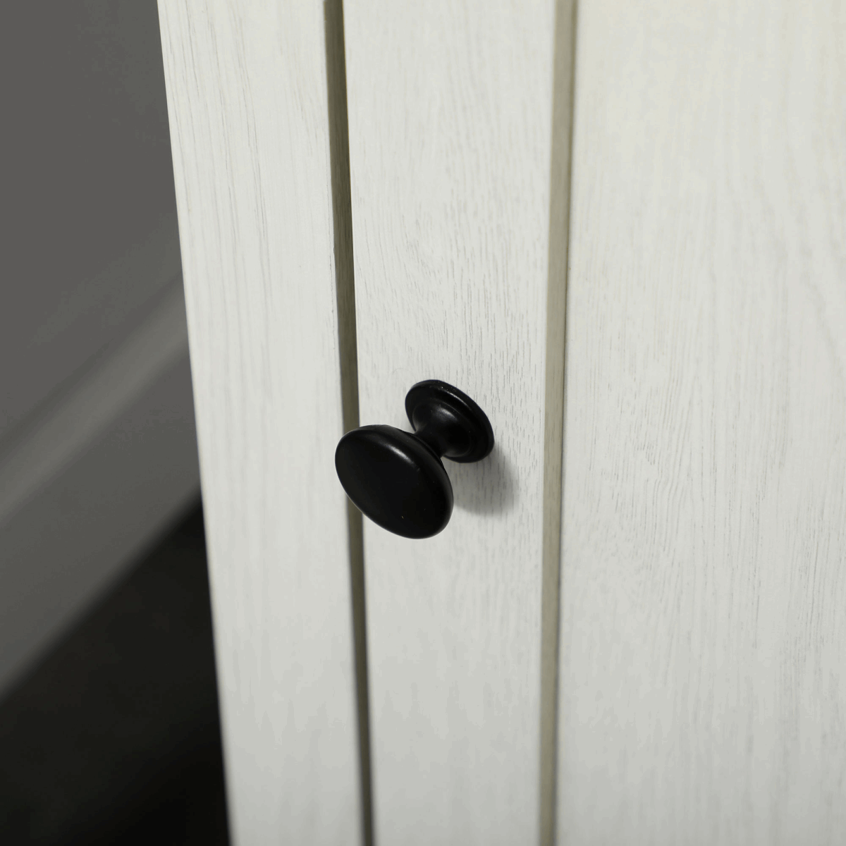 Tall Bathroom Cabinet Storage Cupboard with Door, Adjustable Shelves kleankin