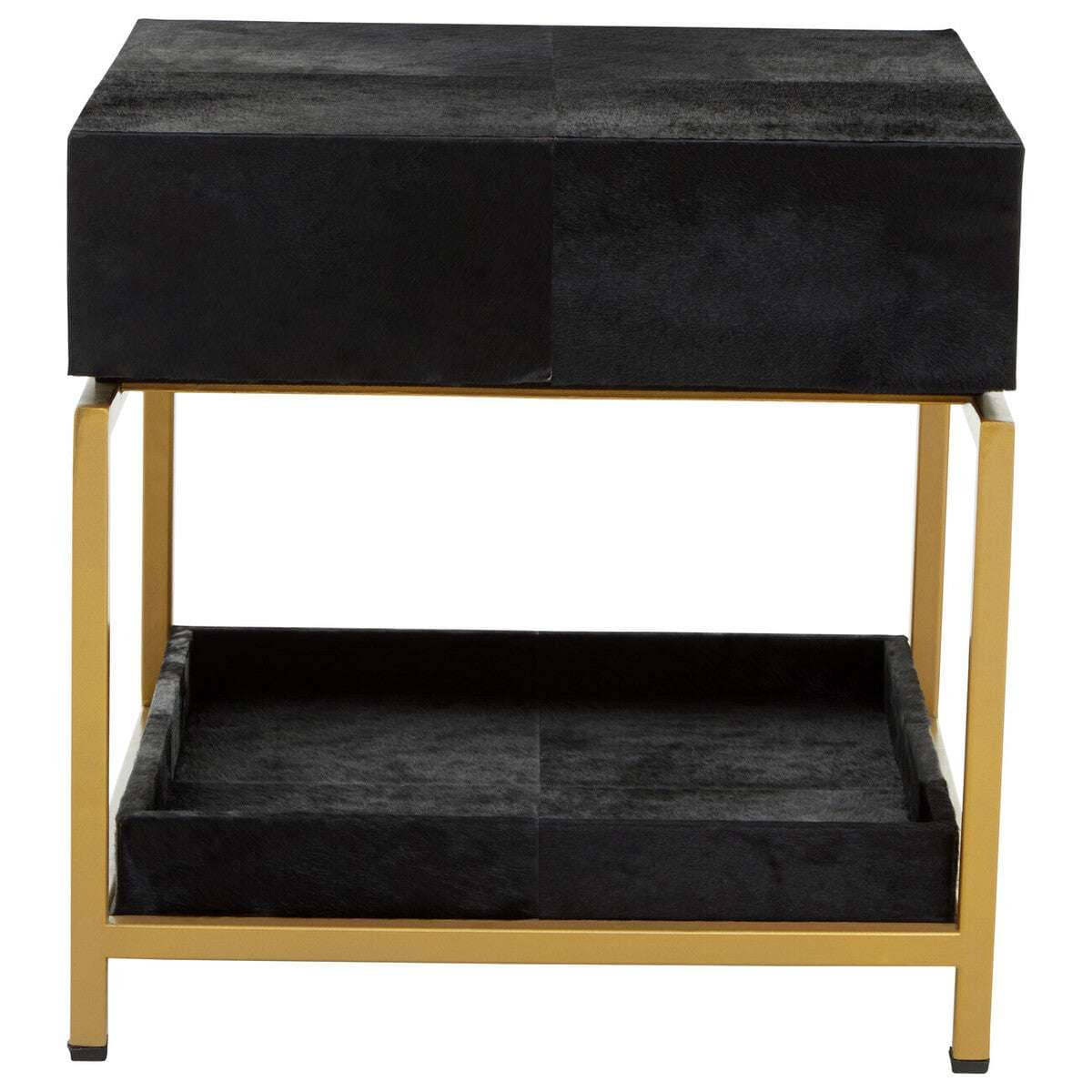 Kensington Townhouse Hair On Hide Bedside Table Orsina