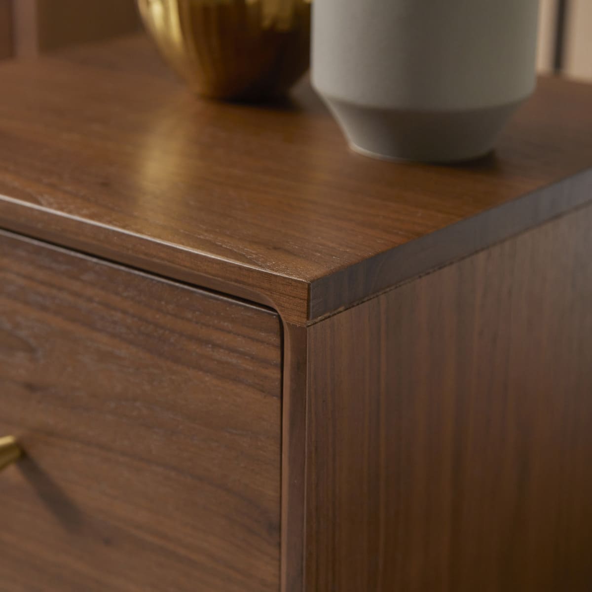 Fishe and Lilly Bedside Table with a sleek wooden finish and stylish modern design