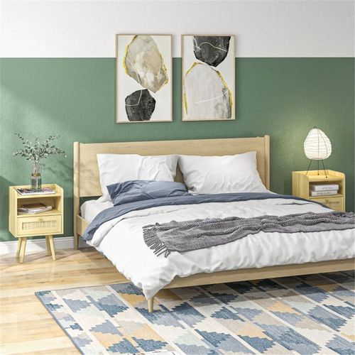 Scandinavian Style Bedside Tables with Storage Drawer N/A