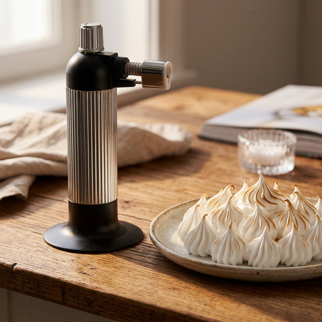 Orsina Blow Torch for culinary use, ideal for caramelising meringue on desserts