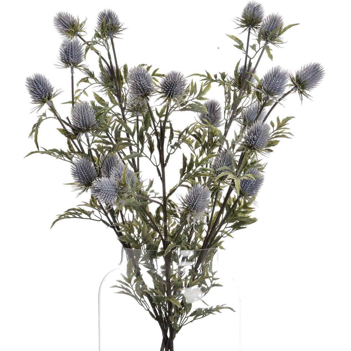 Shades 4 Seasons Blue Thistle Artificial Flower Stem Shades 4 Seasons