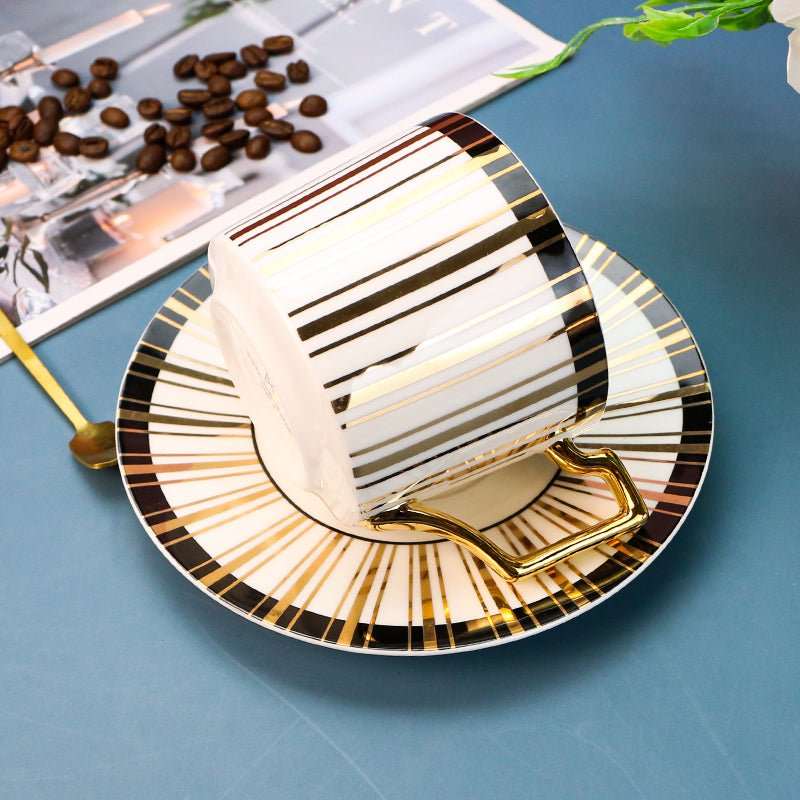 Regal Fantasy Bone China Teacup and Saucer KitchBoom