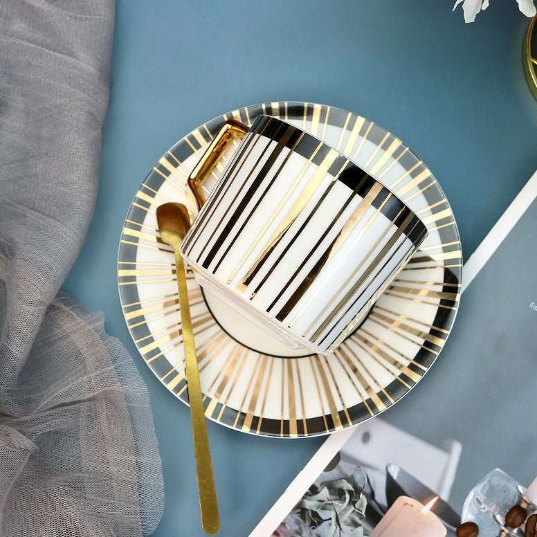 Regal Fantasy Bone China Teacup and Saucer KitchBoom