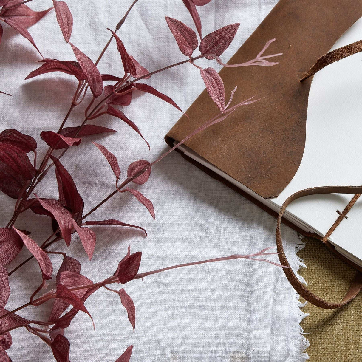 Shades 4 Seasons Burgundy Leaf Artificial Autumn Stem Shades 4 Seasons