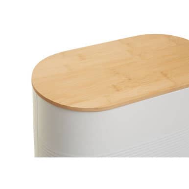 Orsina Stylish Bread Bin with Wooden Lid Orsina