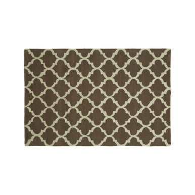 Orsina Brown and Natural Rug with intricate pattern, perfect for enhancing your living space