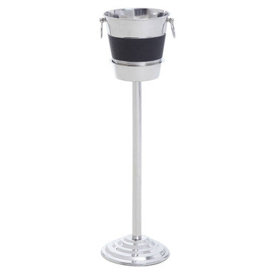 Orsina Stylish Stainless Steel Wine Bucket on Stand for Chill Beverages at Events