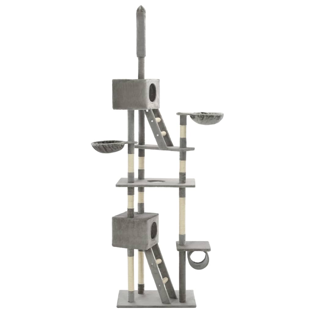 Cat Tree with Sisal Scratching Posts 230-260 cm vidaXL