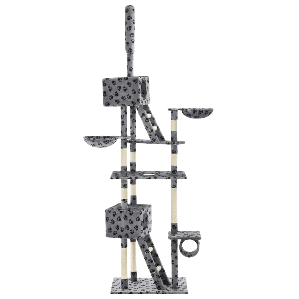 Cat Tree with Sisal Scratching Posts 230-260 cm vidaXL