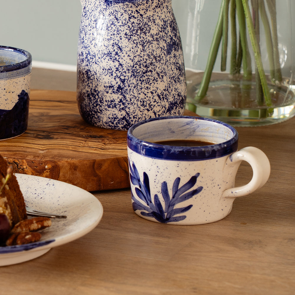 Selbrae House Ceramic Espresso Cup with a Floral Design, Perfect for Enjoying Your Coffee